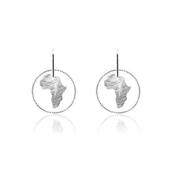 Africa Single Circle Earrings