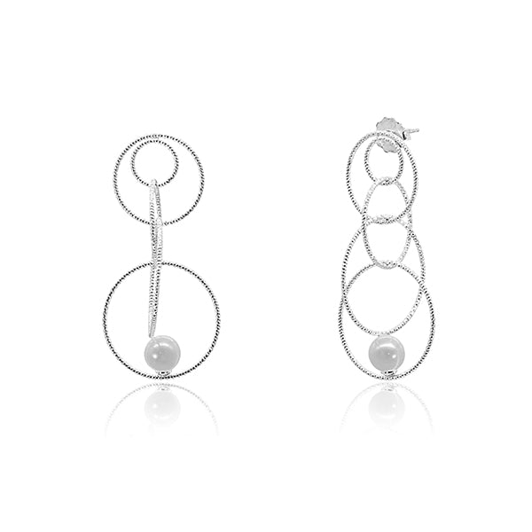 Cascade Con Perla Earrings