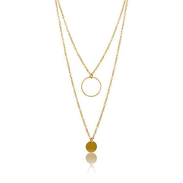 Disc Necklace 2-in-1