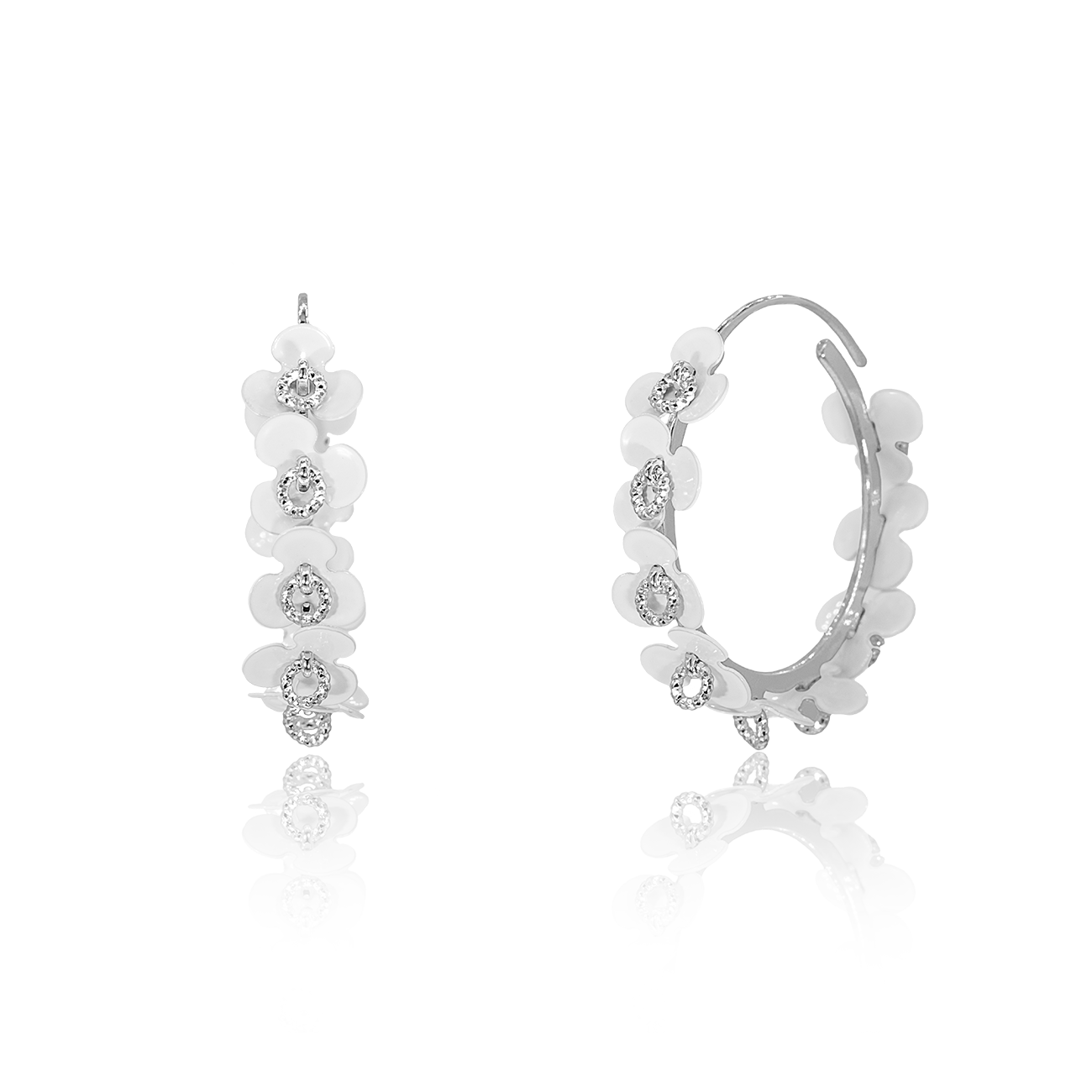 Fiore Creole Earrings