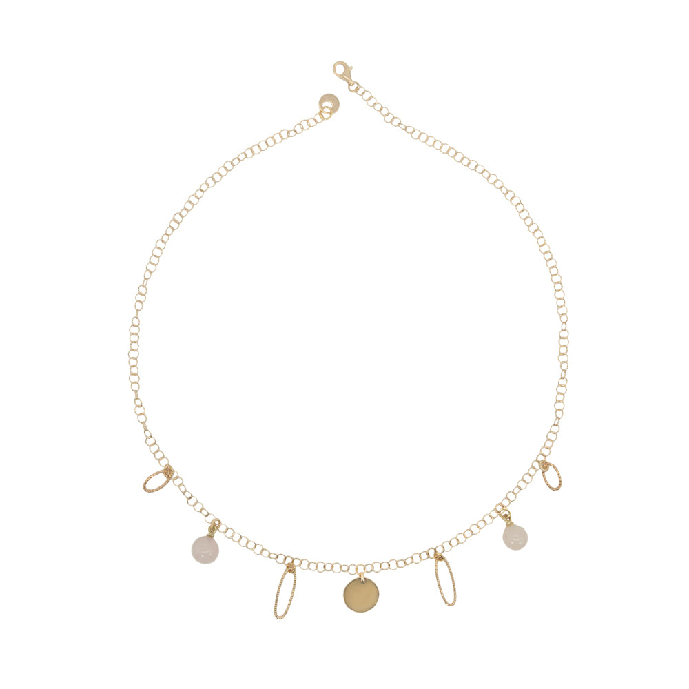 Forever Necklace – Rose Quartz