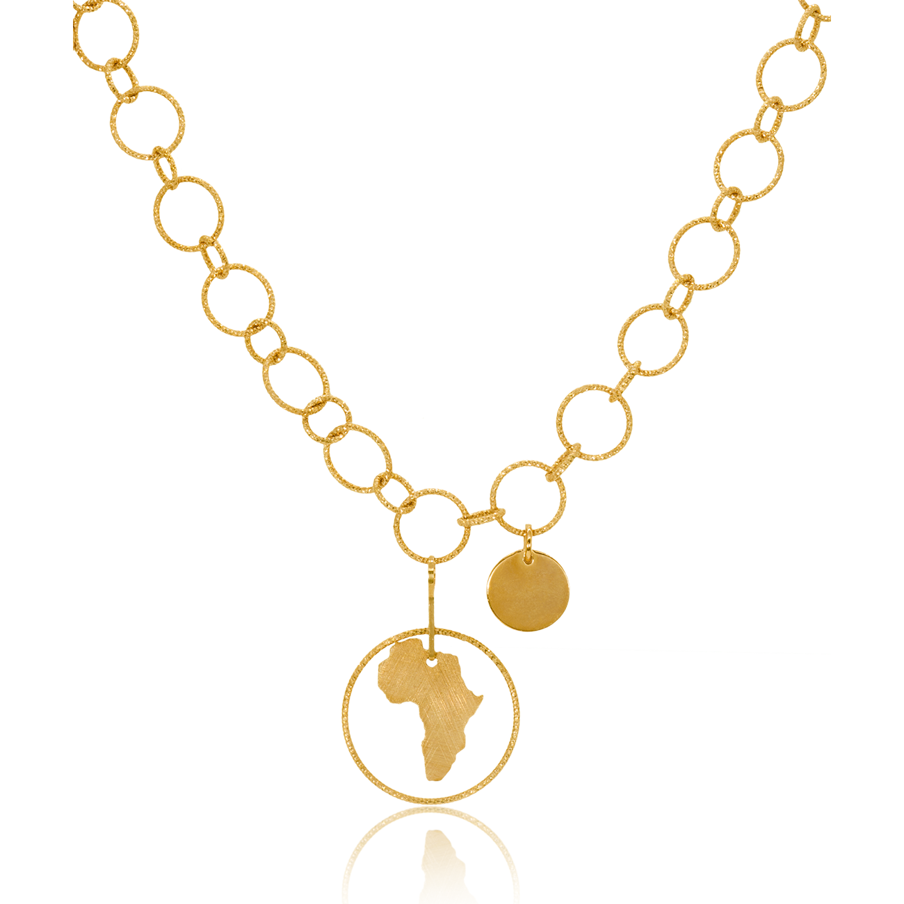Out of Africa Disc Necklace
