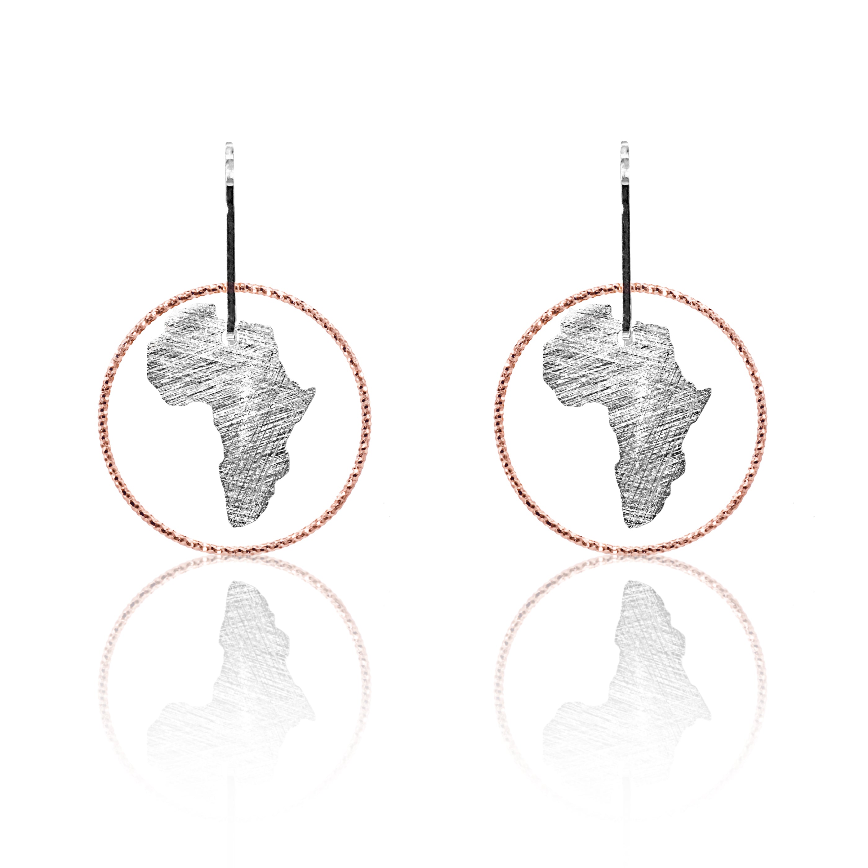 Midi Single Circle Africa Earrings