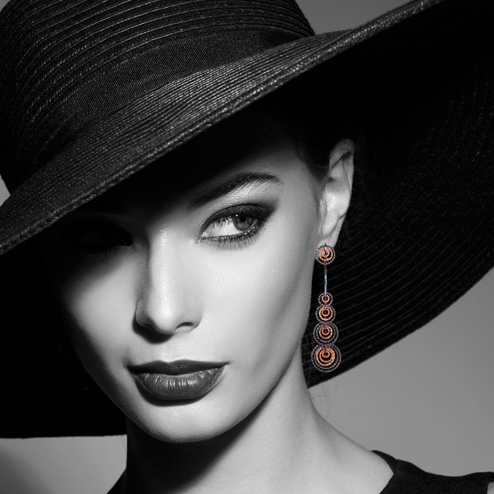Hatted Ladies Earrings