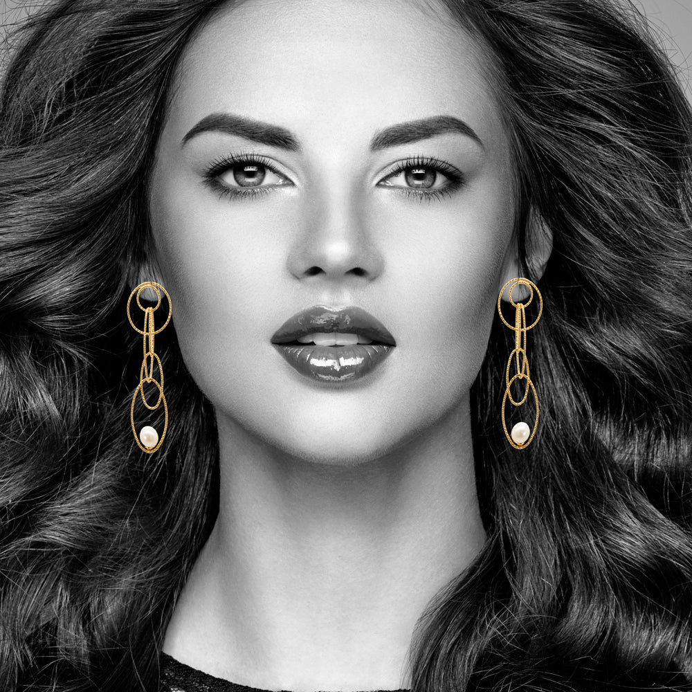 Pendolo Con Perla Earrings