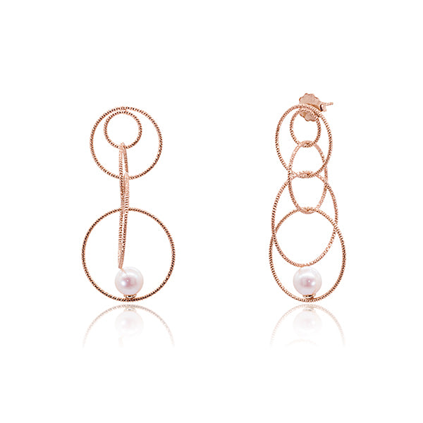 Cascade Con Perla Earrings