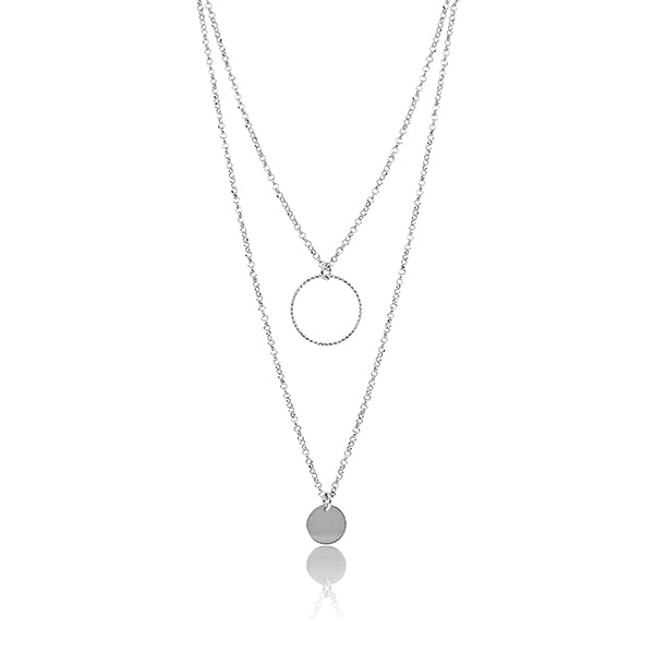 Disc Necklace 2-in-1
