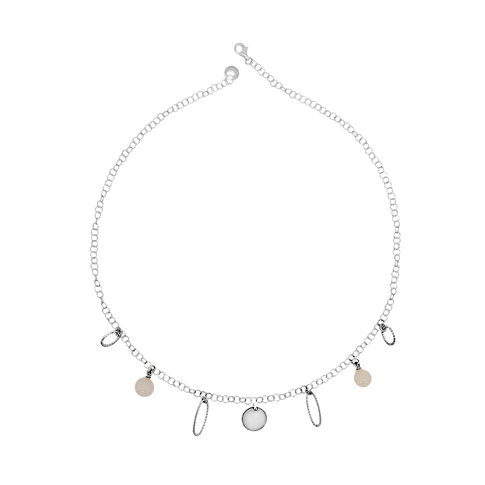 Forever Necklace – Rose Quartz