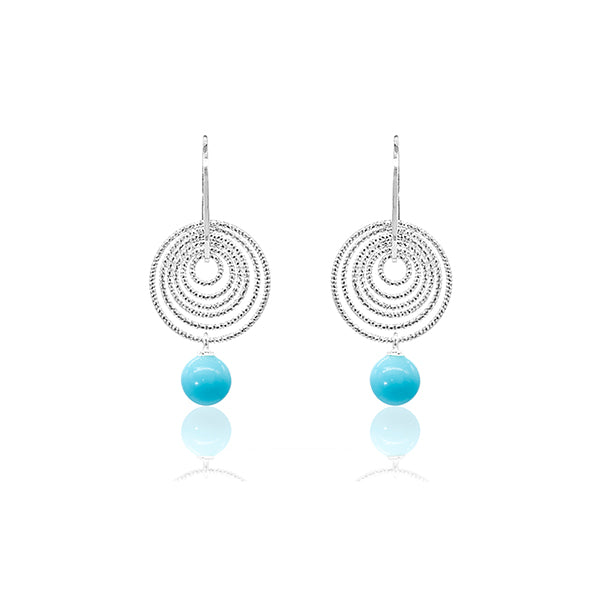 Mini Parigi Con Turchese Earrings