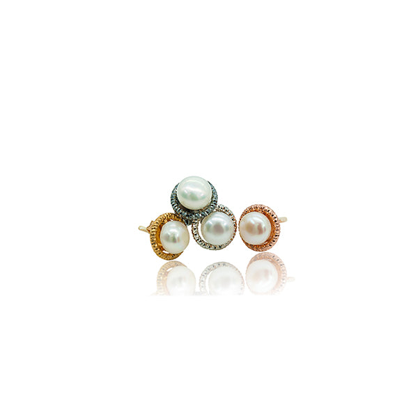 Pearl Stud Earrings