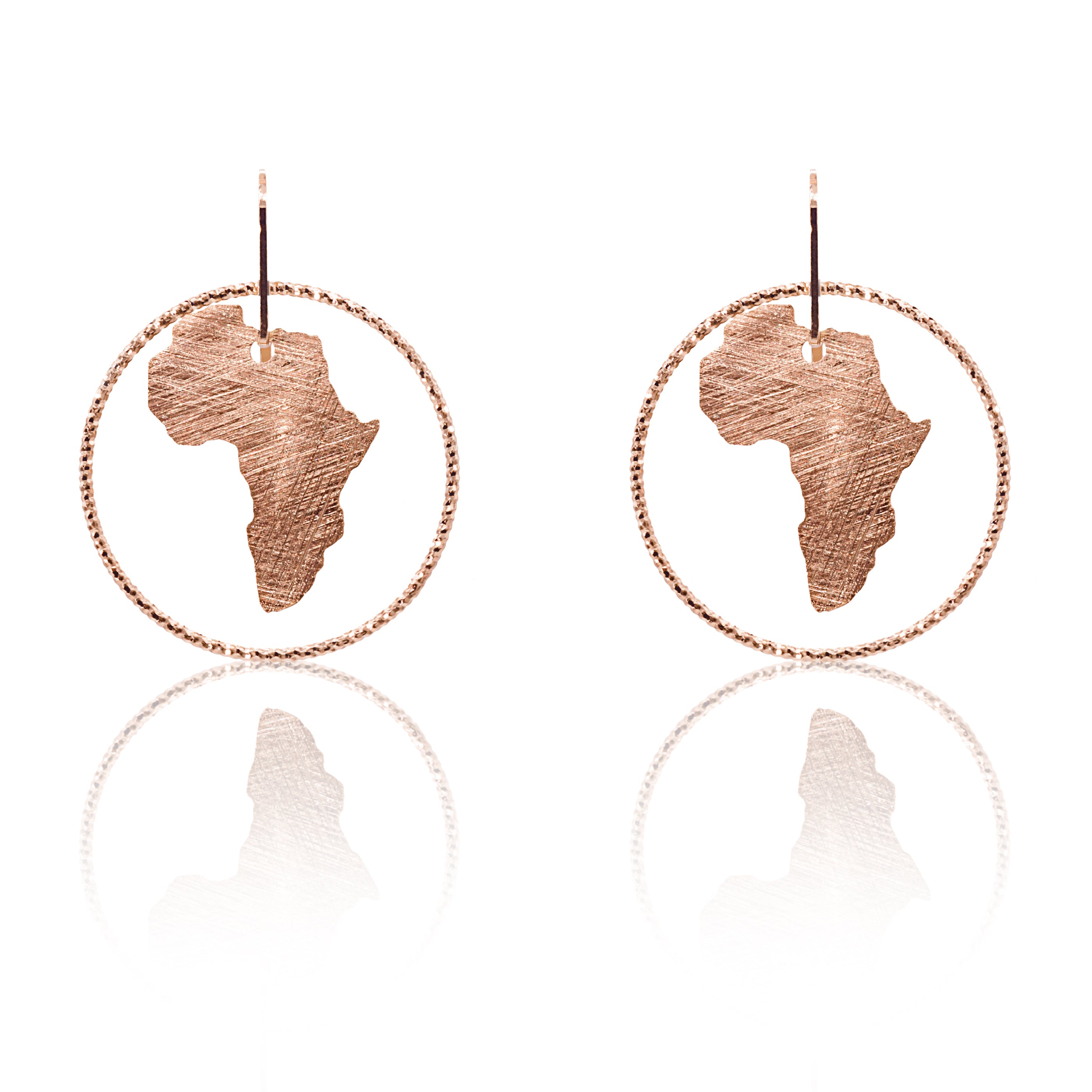 Maxi Single Circle Africa Earrings