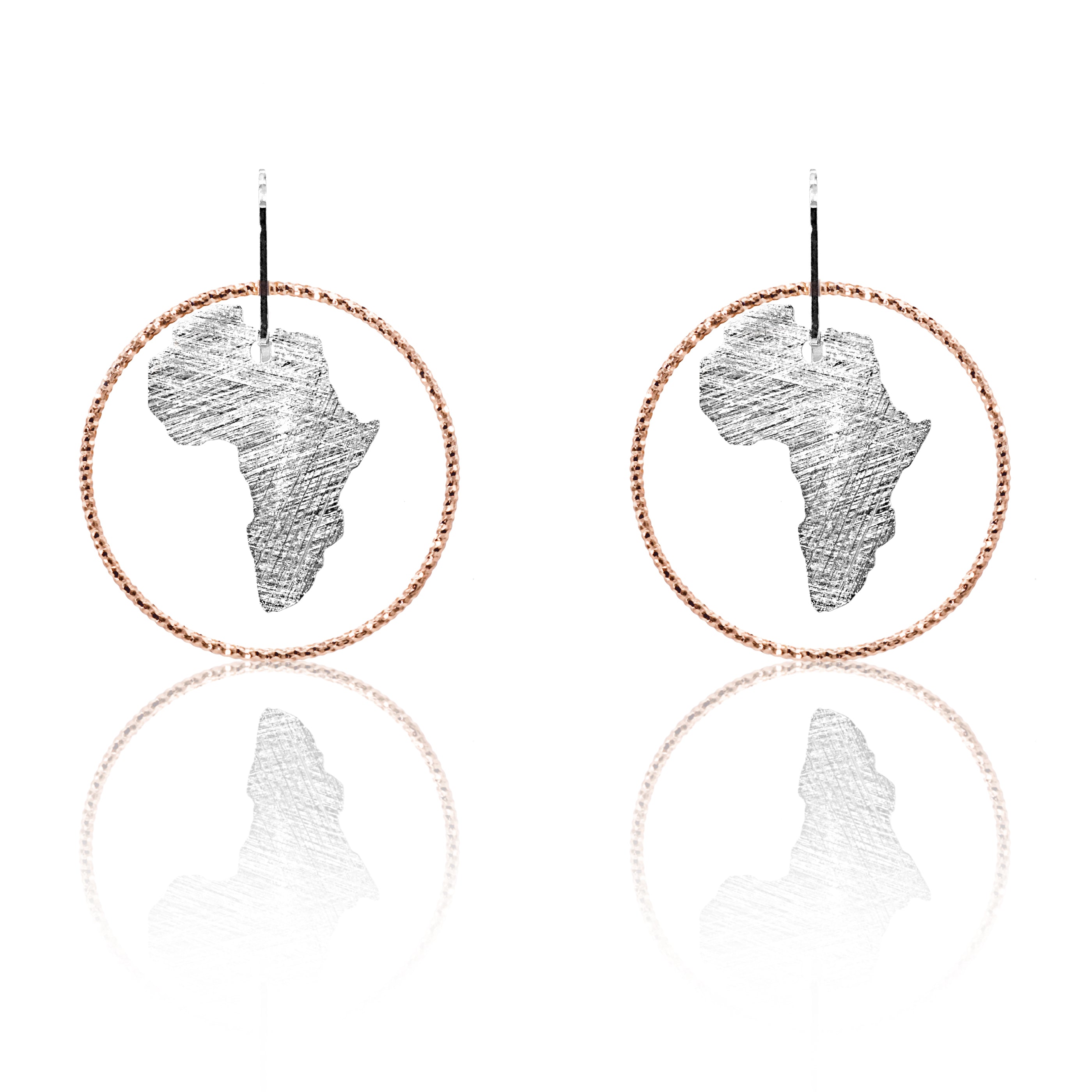 Maxi Single Circle Africa Earrings
