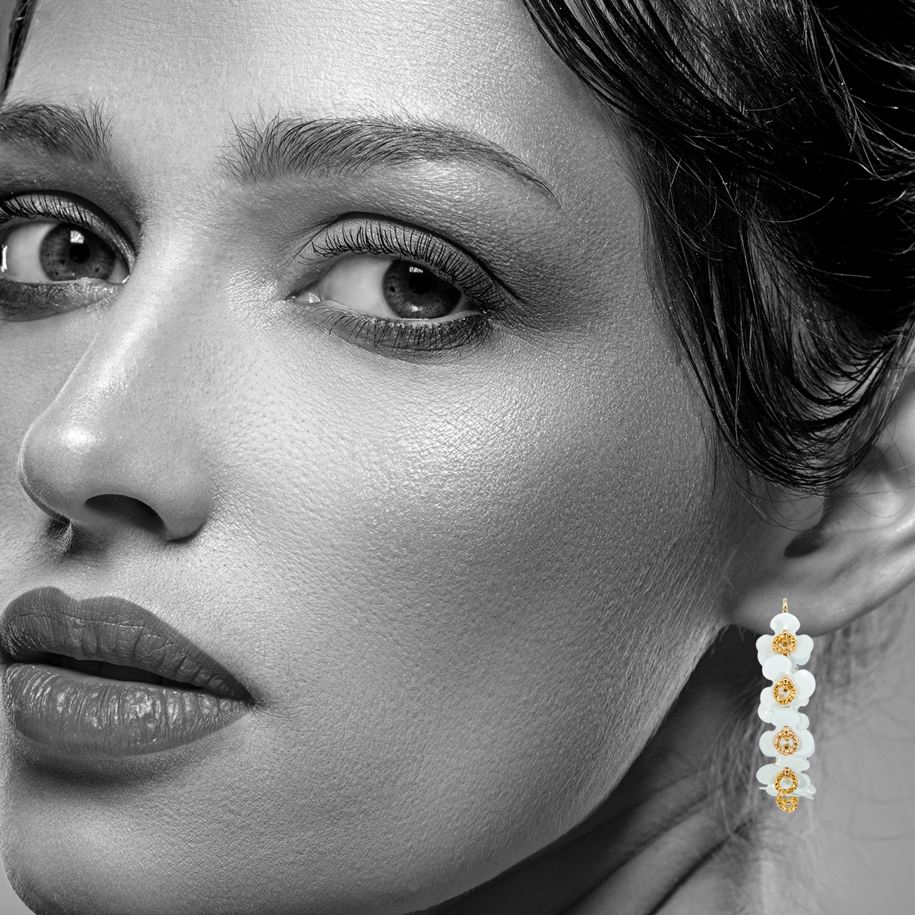 Fiore Creole Earrings