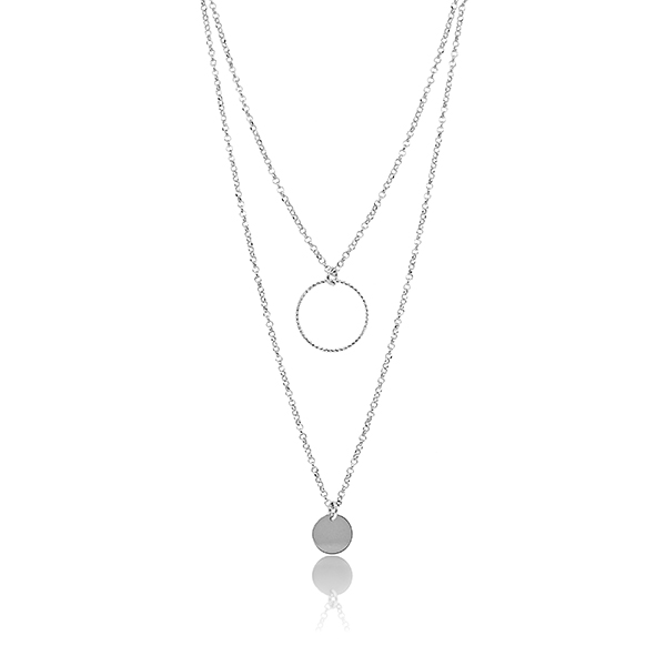 Disc Necklace 2 in 1 - CiCi Collection